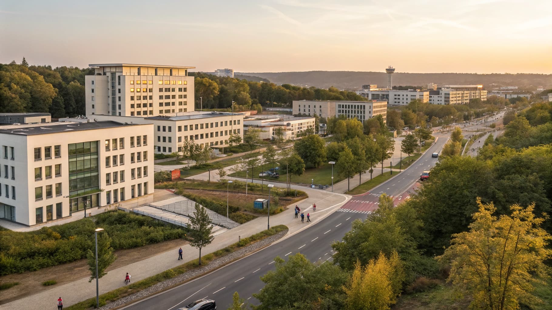 Vue de Bertrange au Luxembourg — cabinets d'expertise comptable OEC