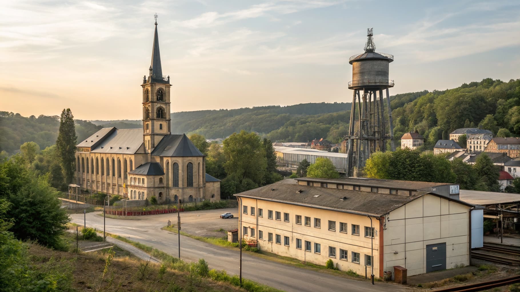 Vue de Dudelange au Luxembourg — cabinets d'expertise comptable OEC