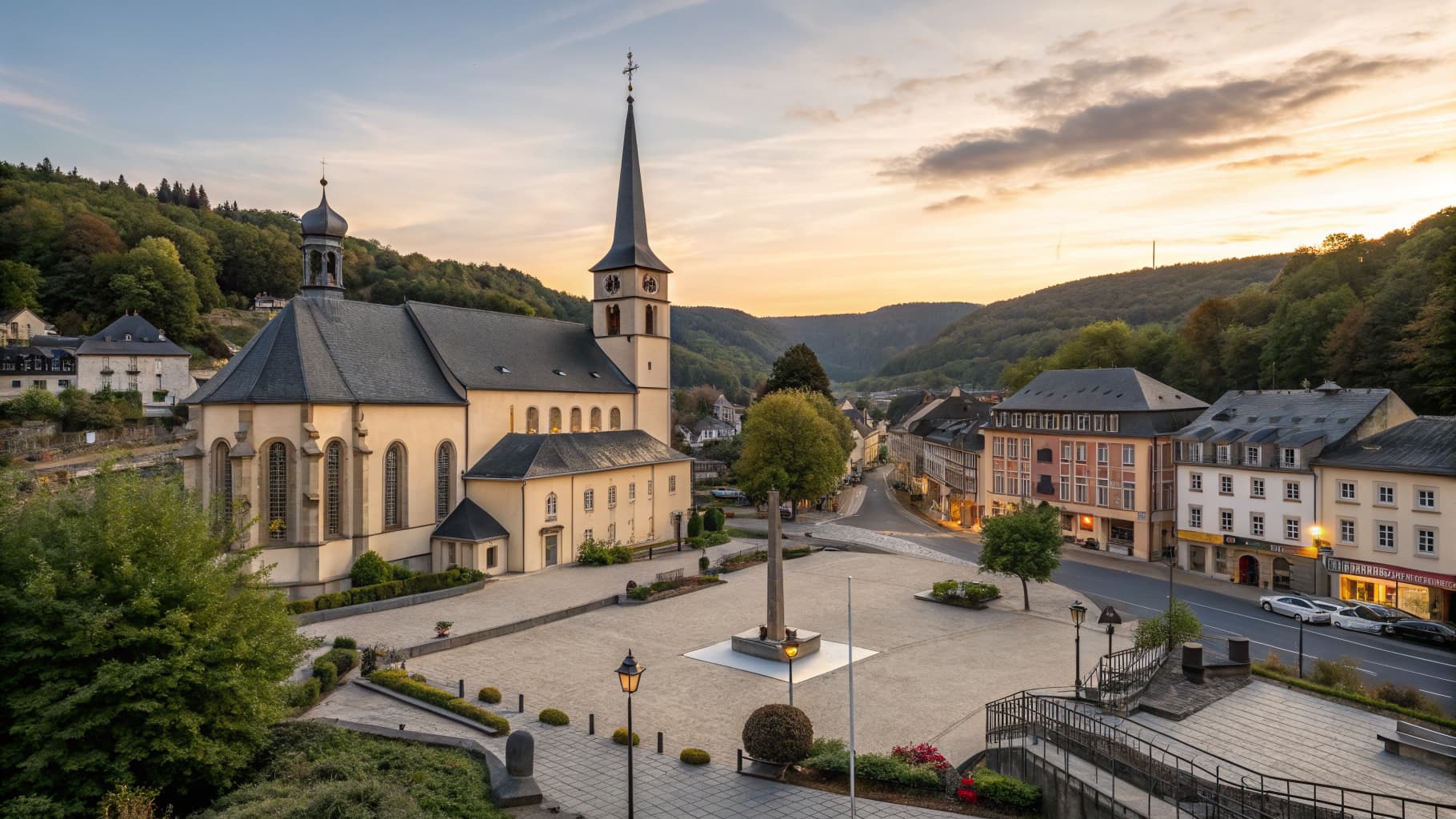 Vue de Ettelbruck au Luxembourg — cabinets d'expertise comptable OEC