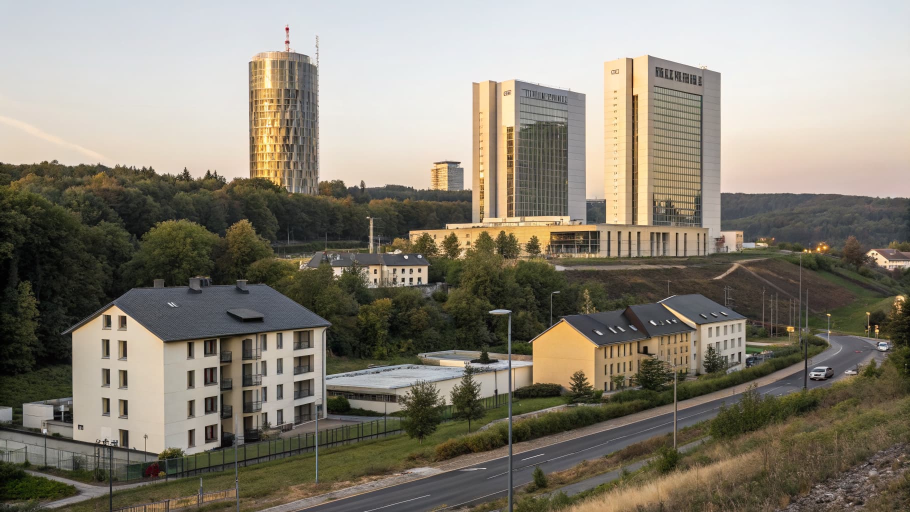 Vue de Howald au Luxembourg — cabinets d'expertise comptable OEC