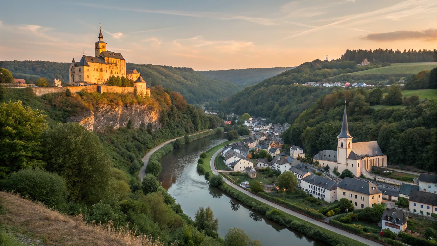 Vue de Mersch au Luxembourg — cabinets d'expertise comptable OEC